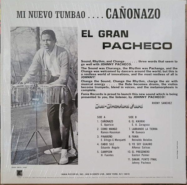 LP El Gran Pacheco* Canta: Pete Rodriguez – Mi Nuevo Tumbao..... Cañonazo