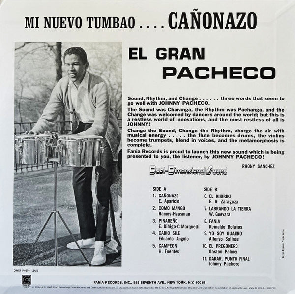 LP El Gran Pacheco Canta: Pete Rodriguez – Mi Nuevo Tumbao..... Cañonazo