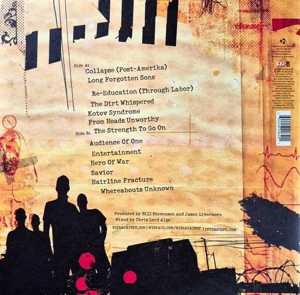 LP Rise Against – Appeal To Reason