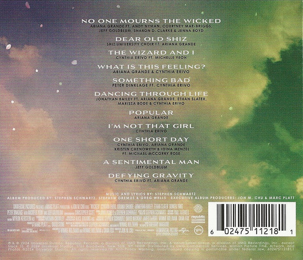 CD Stephen Schwartz – Wicked (The Soundtrack)