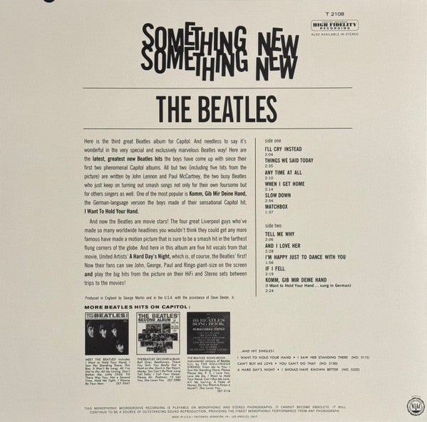 LP The Beatles – Something New