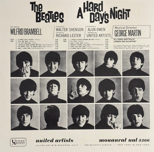LP The Beatles – A Hard Day's Night (Original Motion Picture Sound Track)