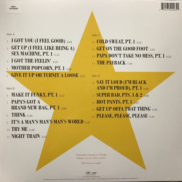 LPX2 James Brown – 20 All Time Greatest Hits!