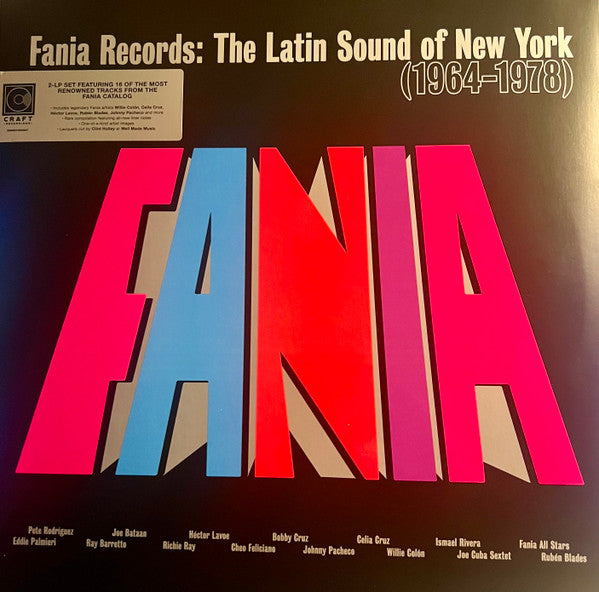LPX2 Various – Fania Records: The Latin Sound Of New York (1964-1978)