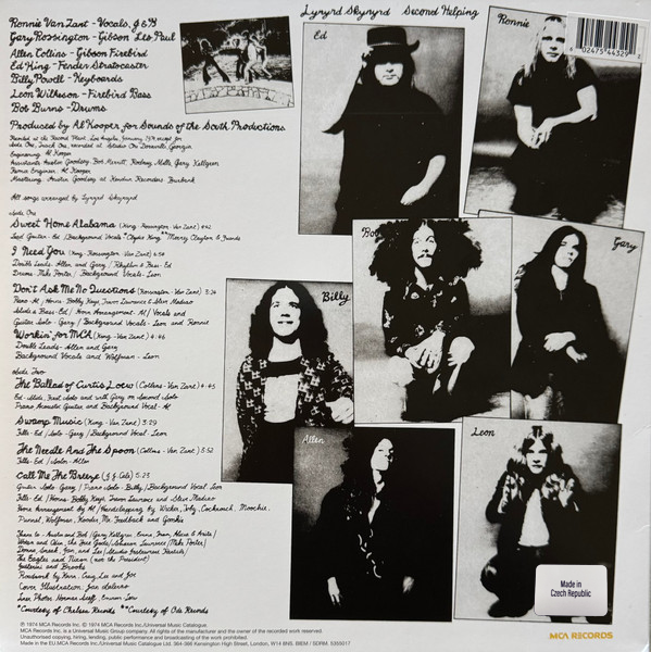 LP Lynyrd Skynyrd – Second Helping