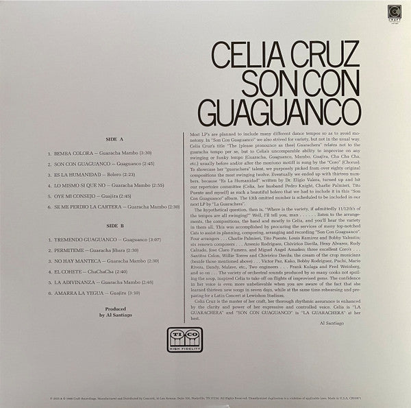 LP Celia Cruz – Son Con Guaguanco