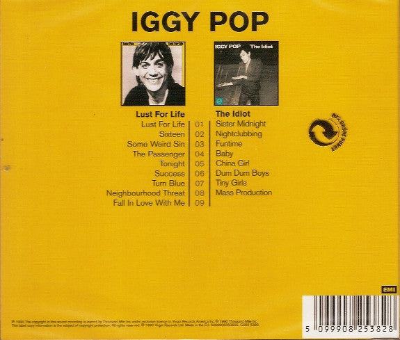 CD Iggy pop – Lust For Life / The Idiot