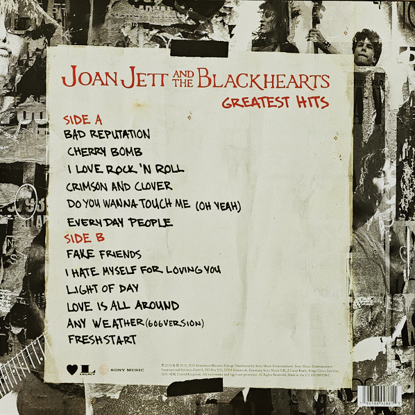 LP Joan Jett & The Blackhearts – Greatest Hits