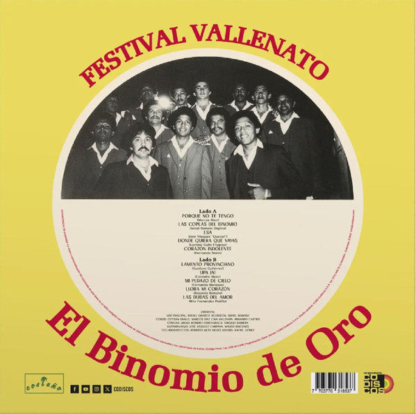 LP El Binomio De Oro – Festival Vallenato