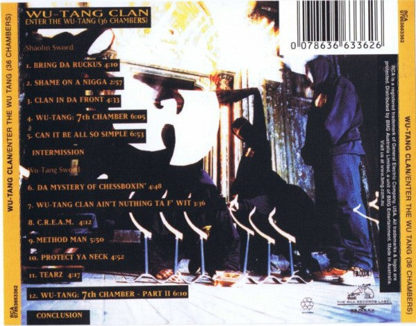 CD Wu-Tang Clan – Enter The Wu-Tang (36 Chambers)