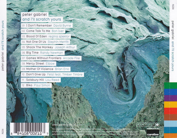 CD Peter Gabriel-And Ill Scratch Yours