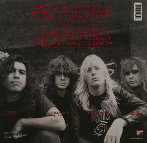 LP Slayer – South Of Heaven