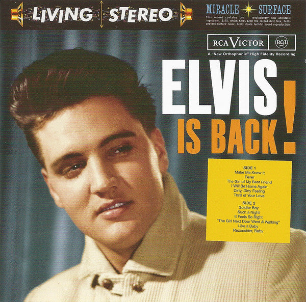 CDX2 Elvis Presley – Elvis Is Back!