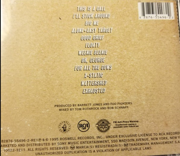 CD Foo Fighters – Foo Fighters