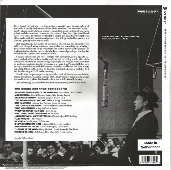 LP Frank Sinatra – In The Wee Small Hours