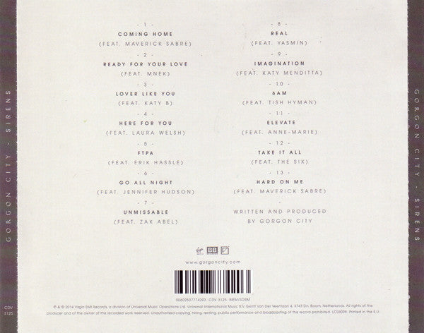 CD Gordon City - Sirens