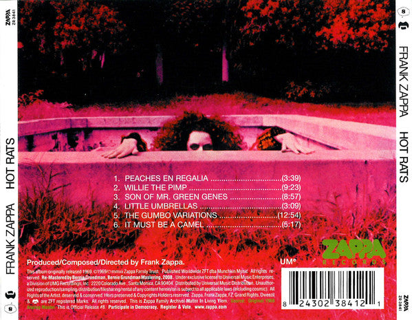 CD Frank Zappa – Hot Rats