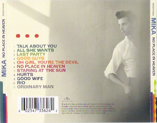 CD Mika – No Place In Heaven