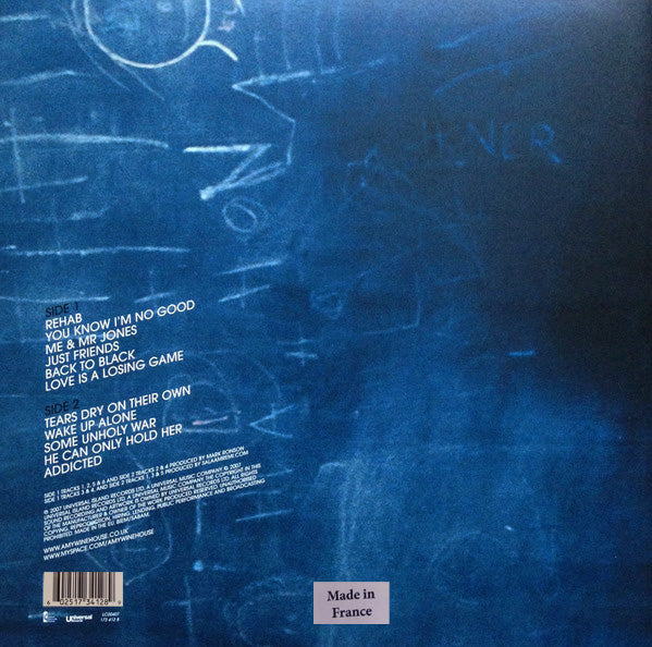 LP Amy Winehouse – Back To Black
