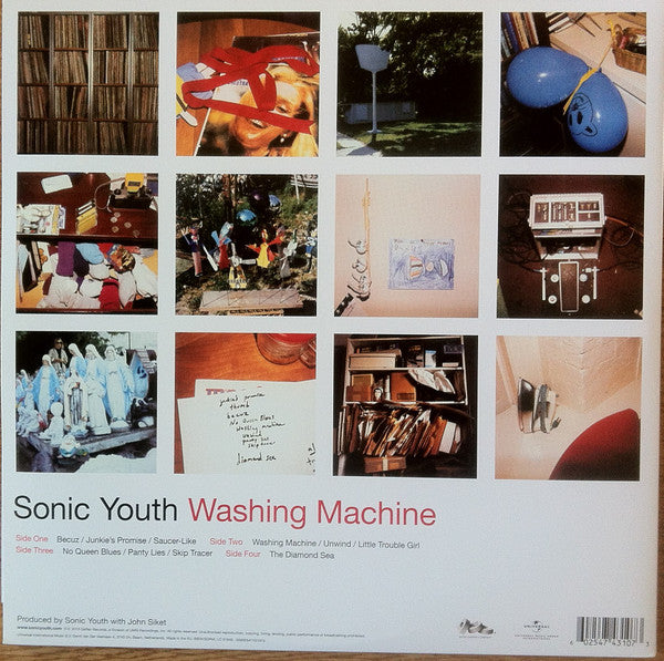 LP X2 Sonic Youth – Washing Machine