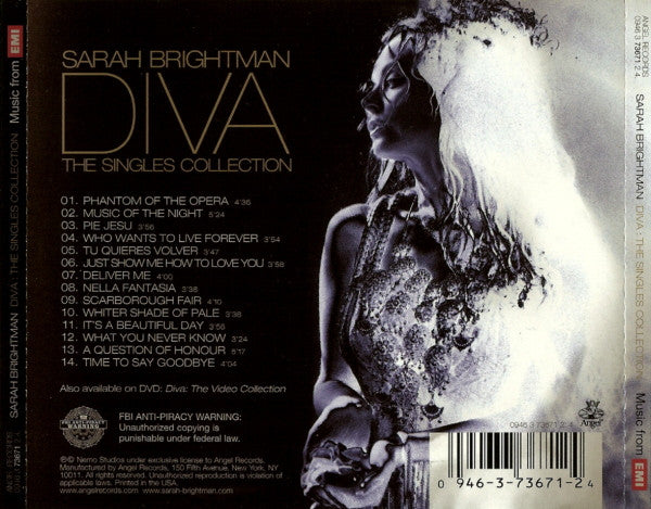 CD Sarah Brightman – Diva : The Singles Collection