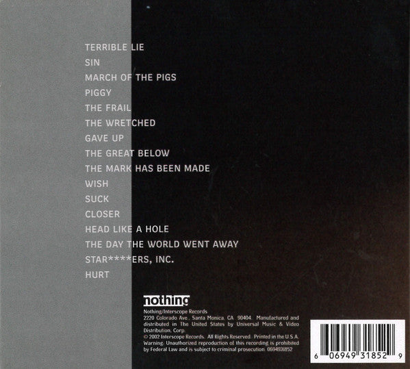 CD Nine Inch Nails – And All That Could Have Been (Live)