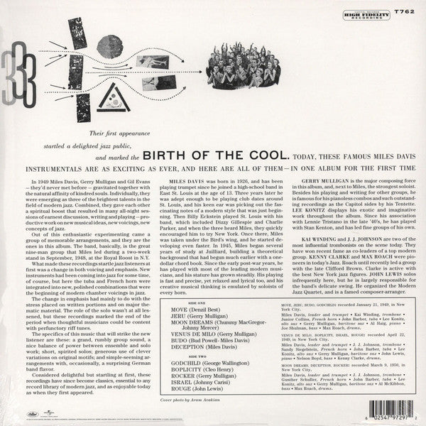 LP Miles Davis – Birth Of The Cool