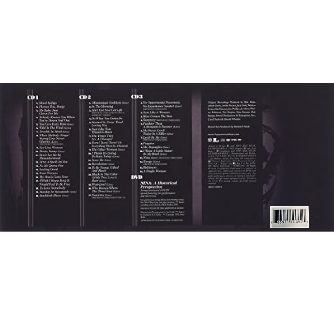 CD + DVD Nina Simone – To Be Free: The Nina Simone Story