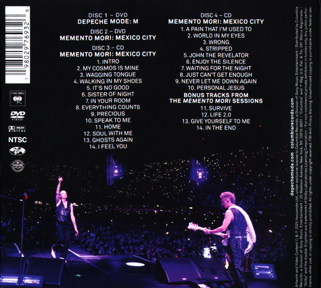 CD2+DVD2 Depeche Mode – M
