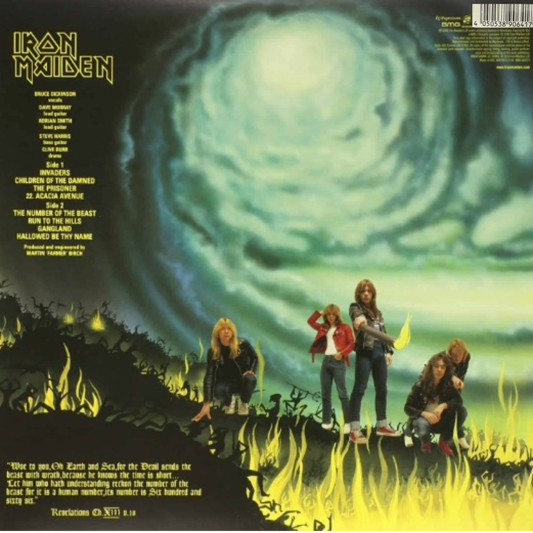 LP Iron Maiden – The Number Of The Beast