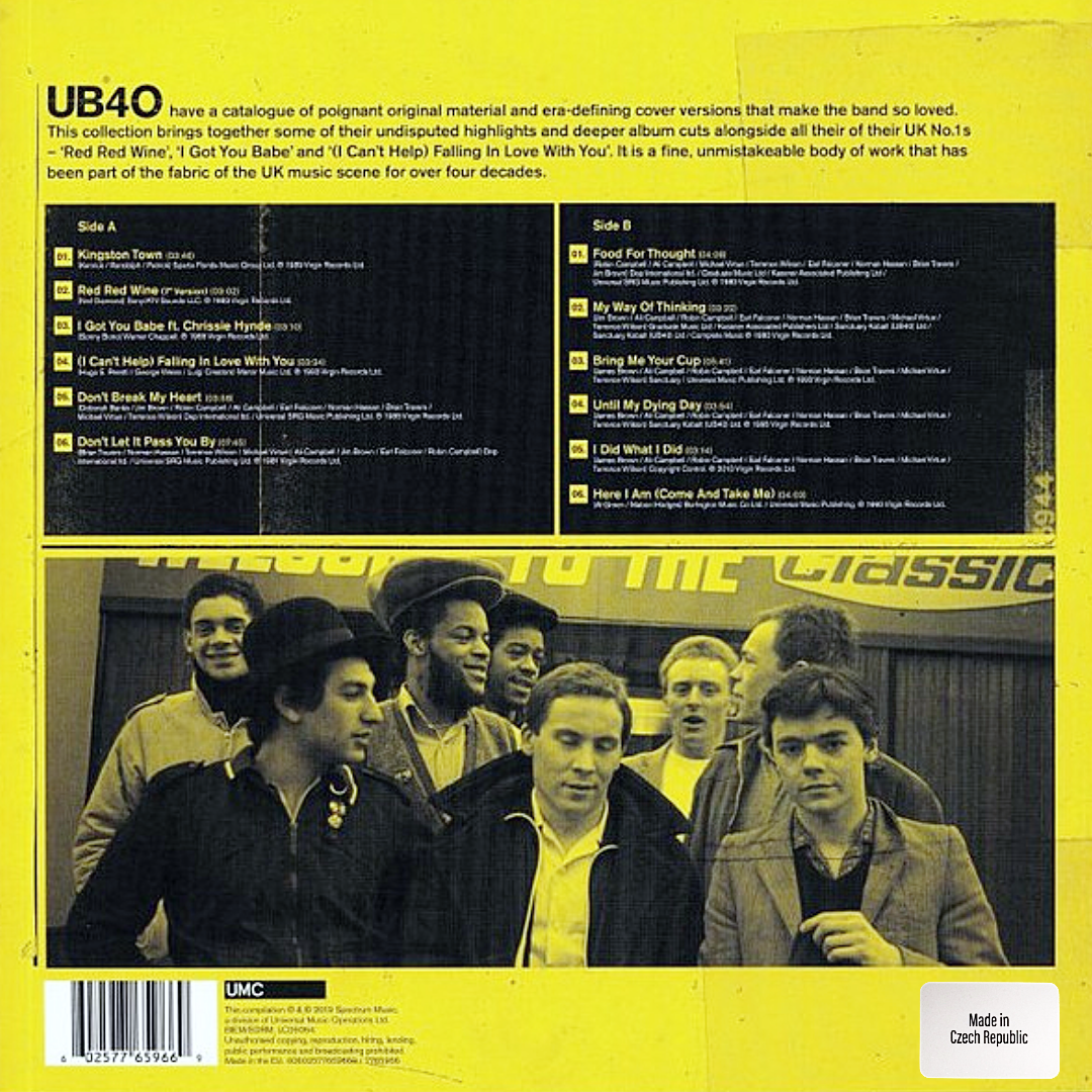LP UB40 - Red Red Wine The Collection (Edición Limitada)