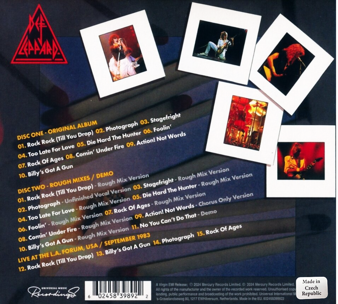 CDX2 Def Leppard – Pyromania