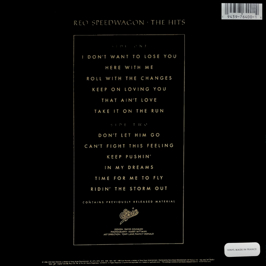 LP REO Speedwagon – The Hits