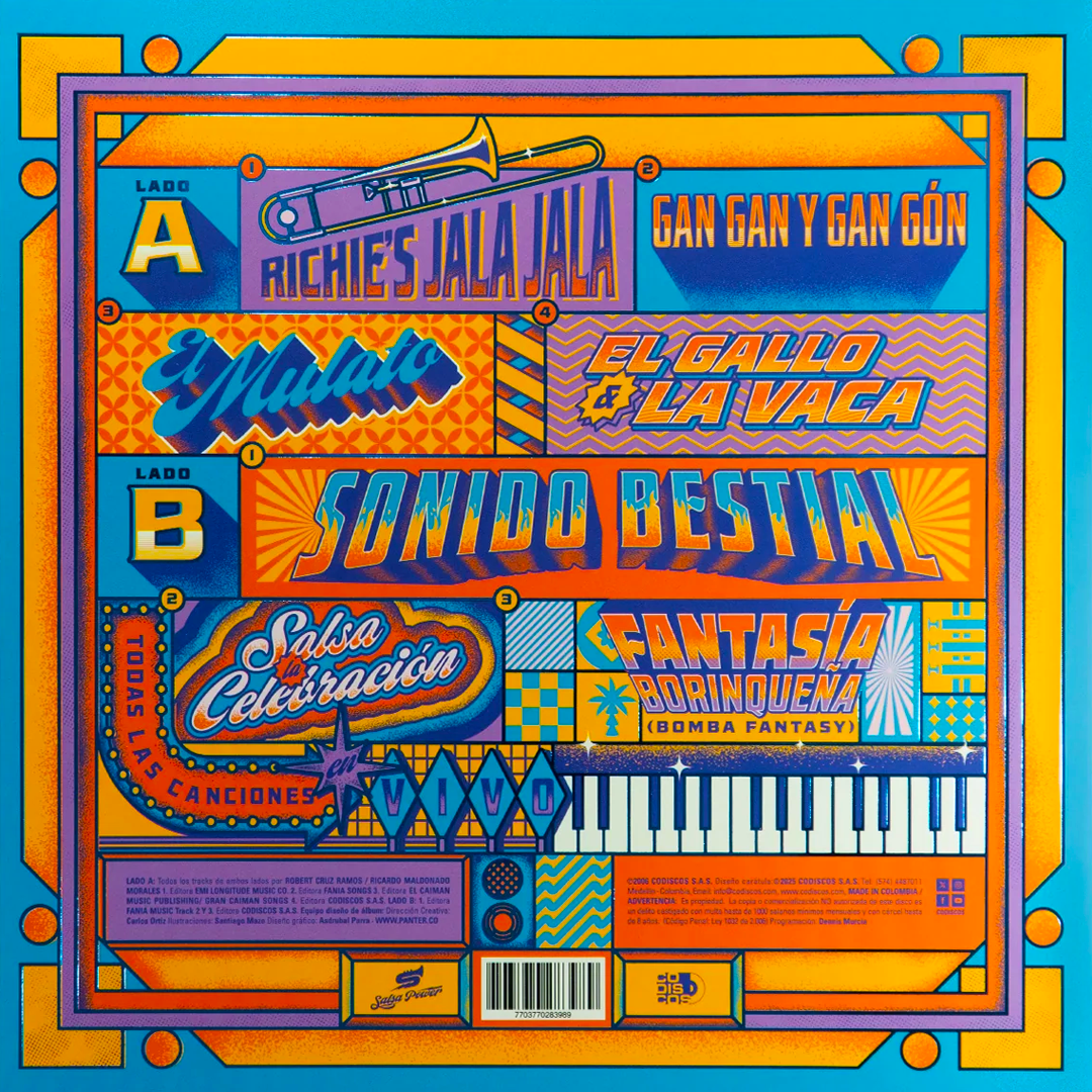 LP Richie Ray & Bobby Cruz - The hits live at bellas artes