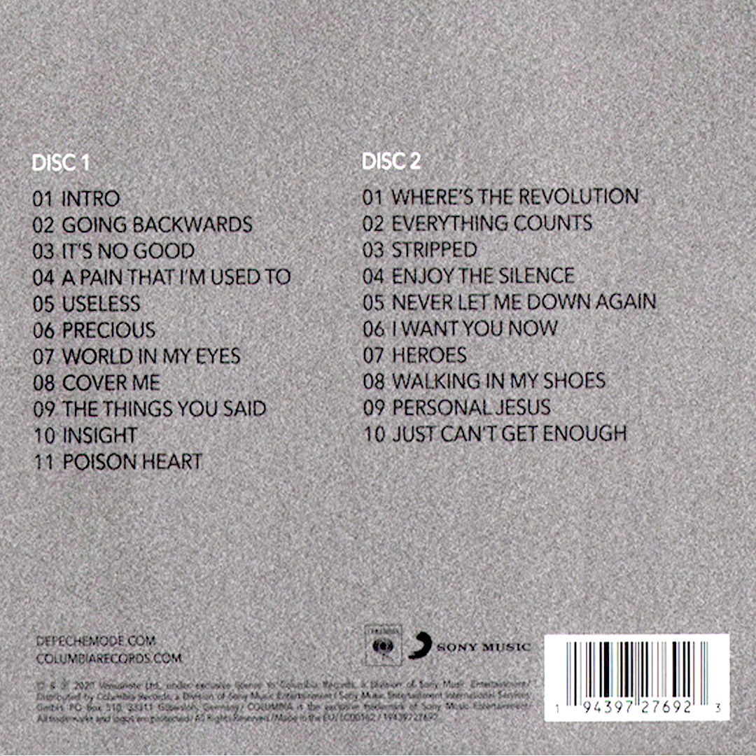 CDX2 Depeche Mode – Live Spirits Soundtrack