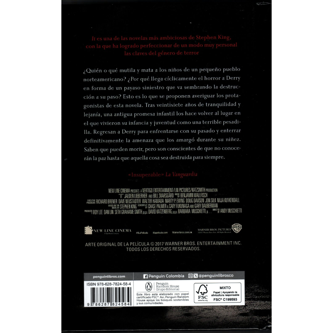 Libro Stephen King - IT (ESO)