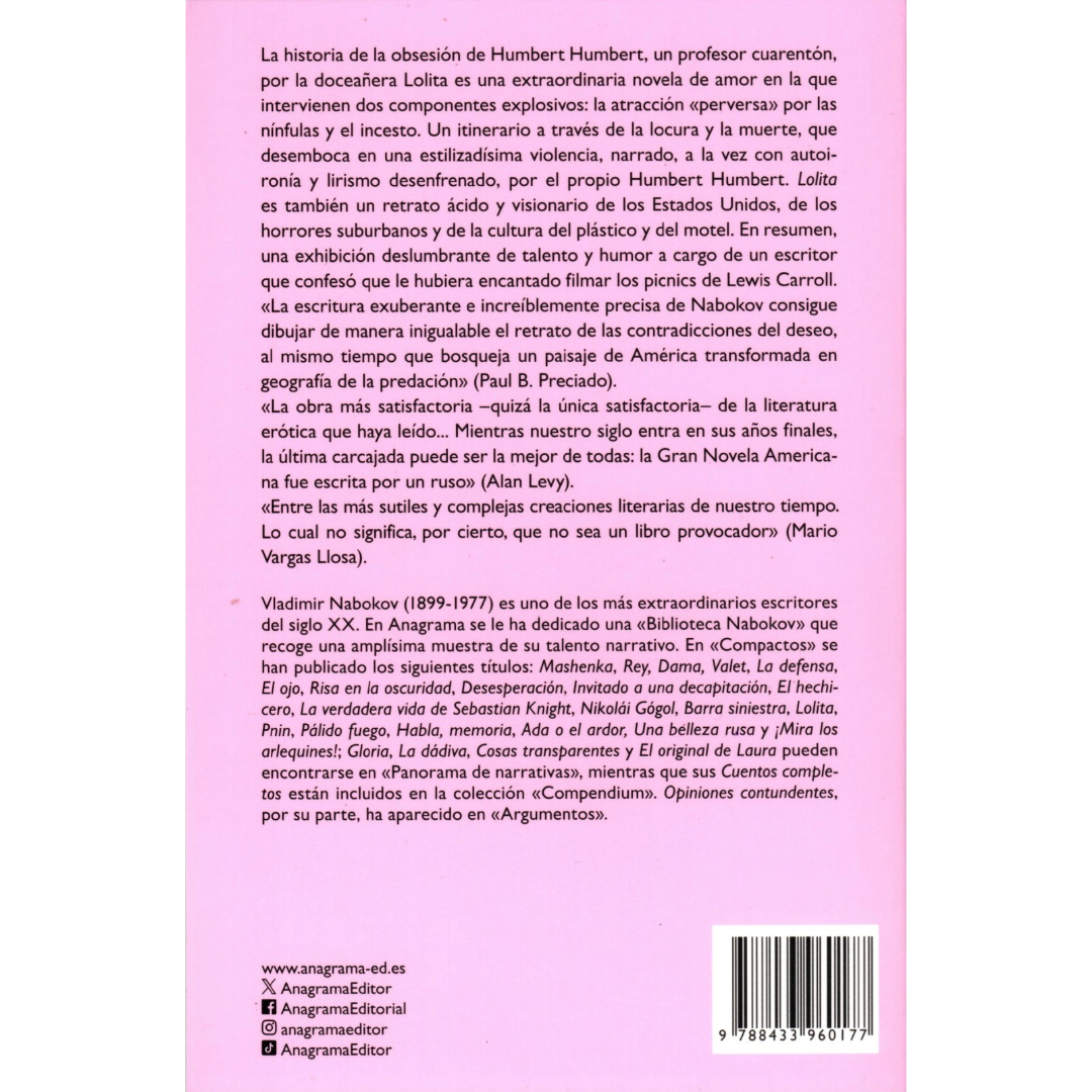 Libro Vladimir Nabokov - Lolita