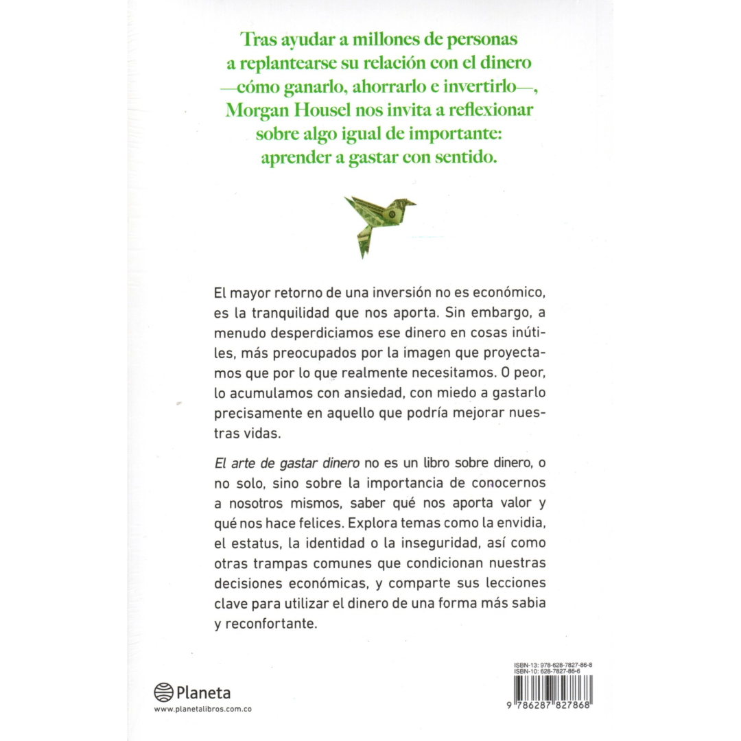 Libro Morgan Housel - El arte de gastar dinero