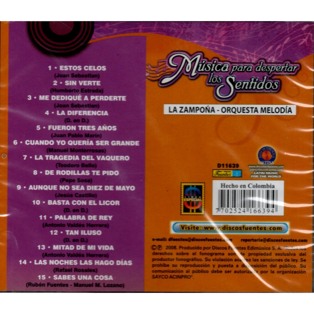 CD Música Para Despertar Los Sentidos: La Zampoña