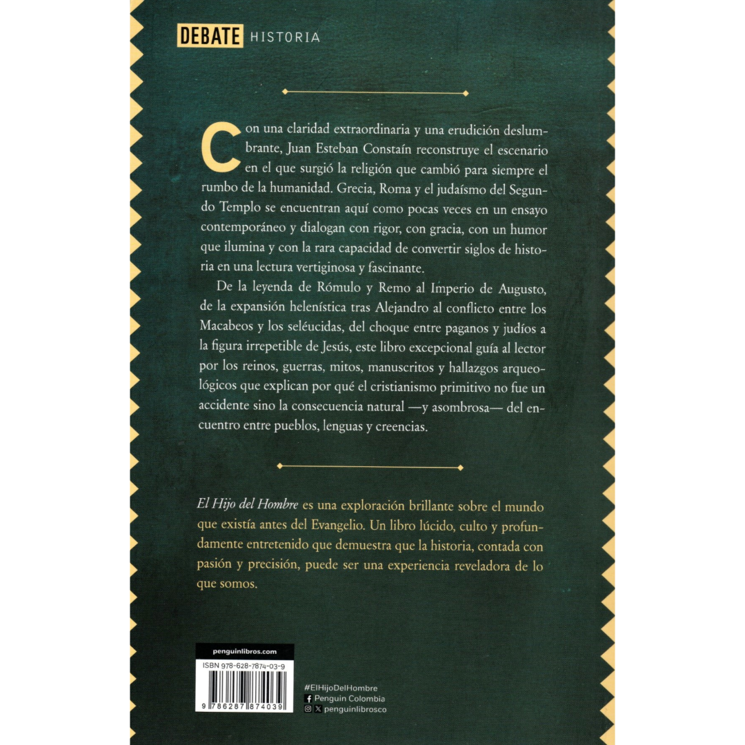Libro Juan Esteban Constaín - El Hijo Del Hombre
