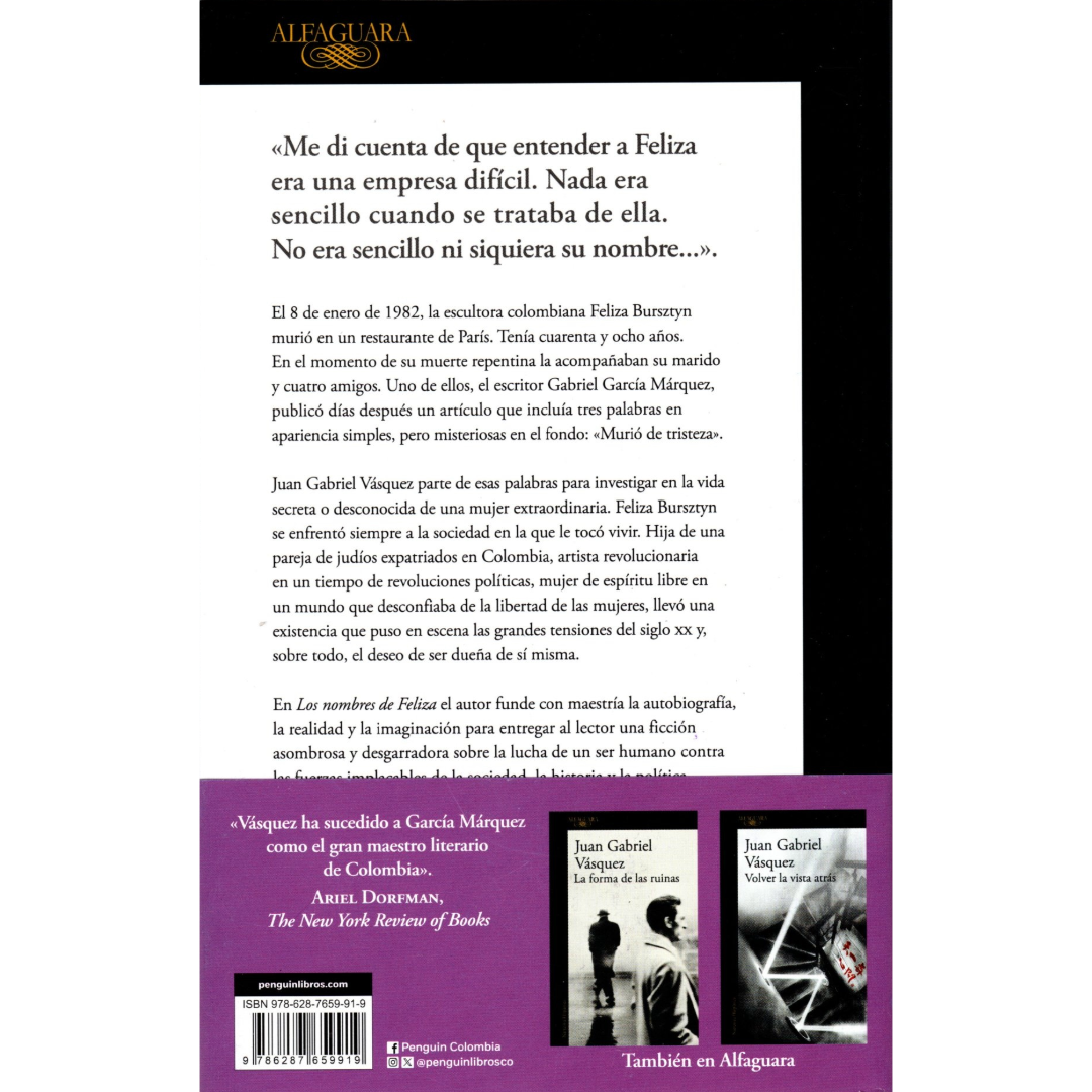 Libro Juan Gabriel - Los nombres De Feliza