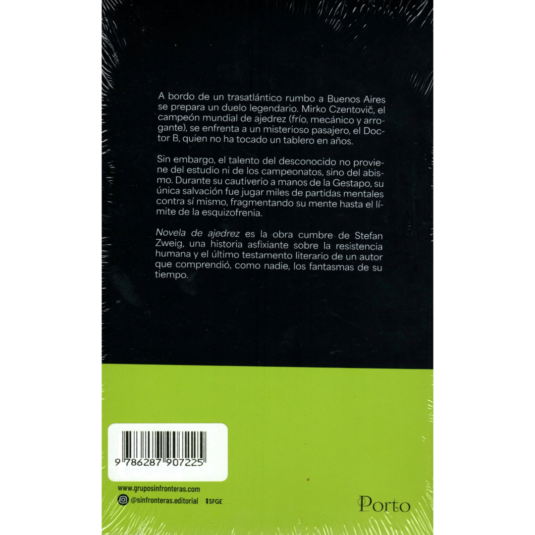 Libro Stefan Zweig - Novela De Ajedrez