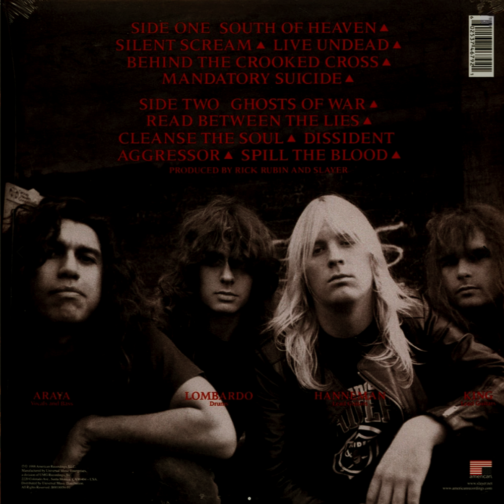 LP Slayer – South Of Heaven
