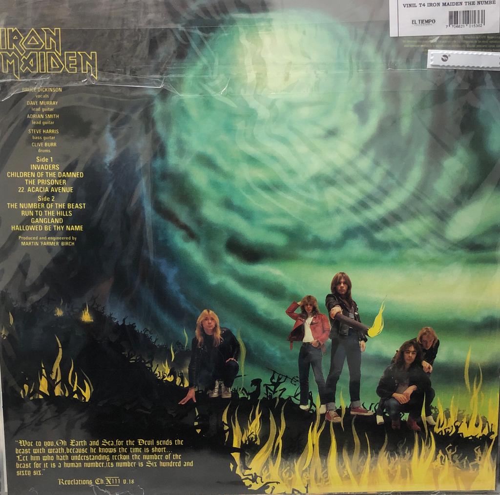 LP Iron Maiden - The Number Of De Beast