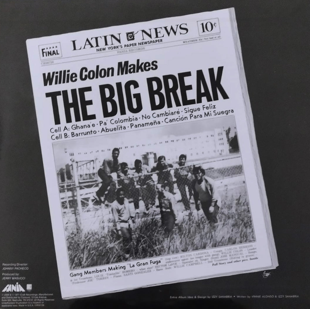 LP Willie Colon* – Wanted By FBI / The Big Break - La Gran Fuga