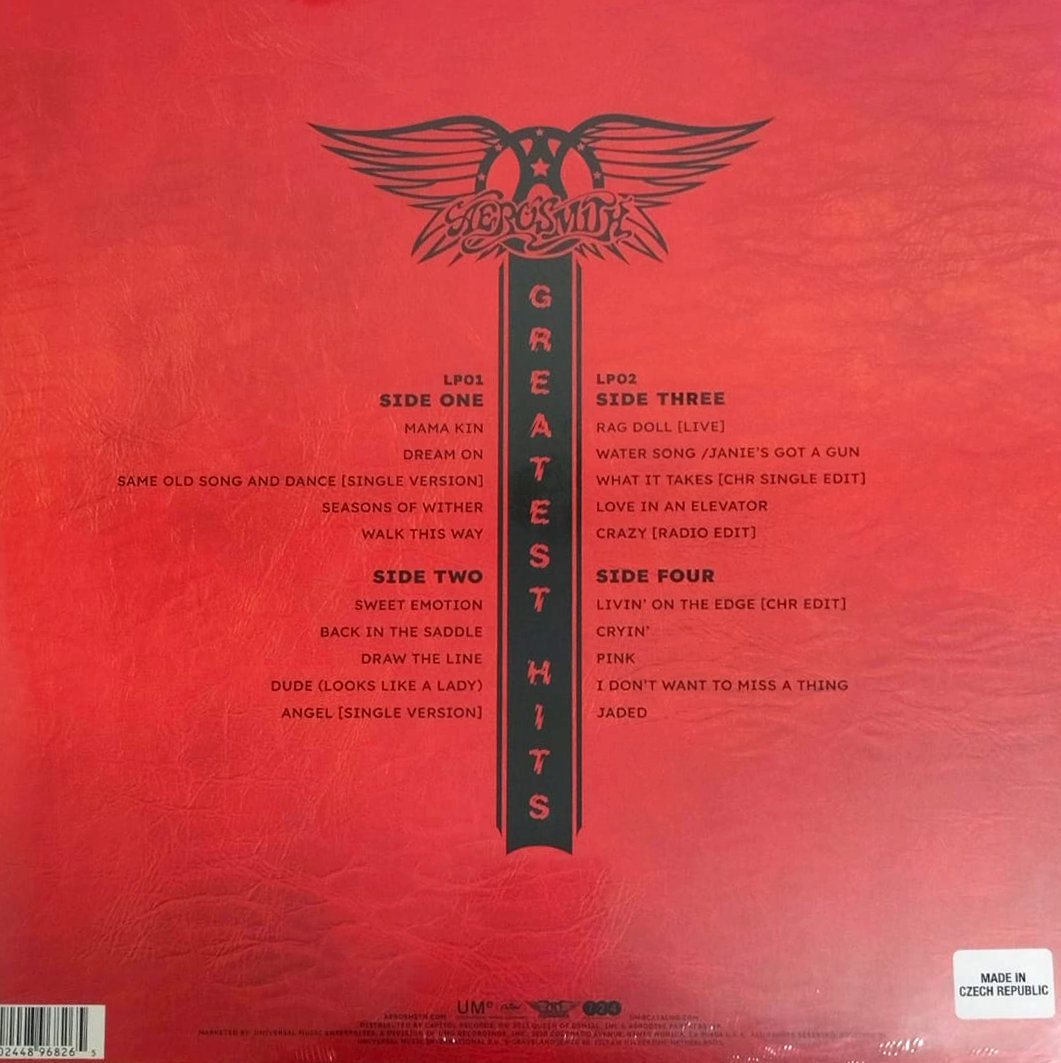 LPx2 Aerosmith – Greatest Hits