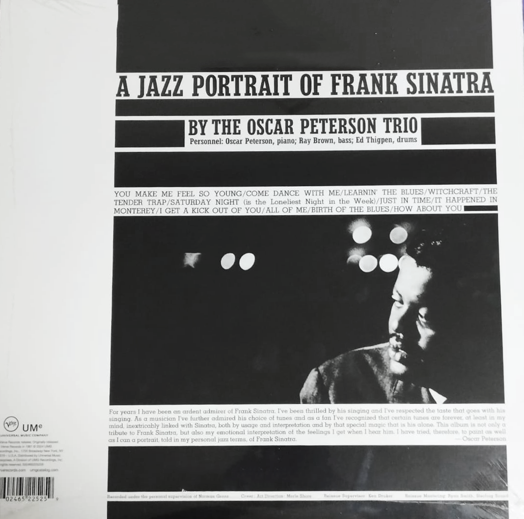 LP The Oscar Peterson Trio – A Jazz Portrait Of Frank Sinatra