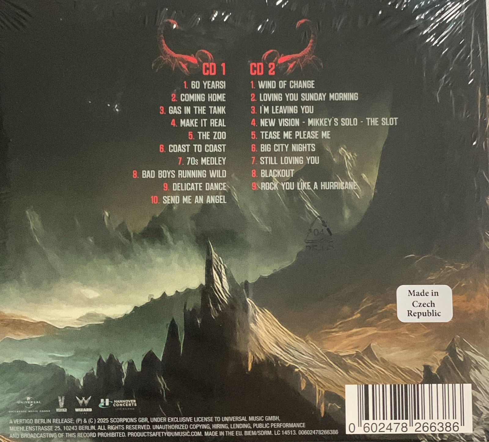 CDX2 Scorpions – Coming Home Live