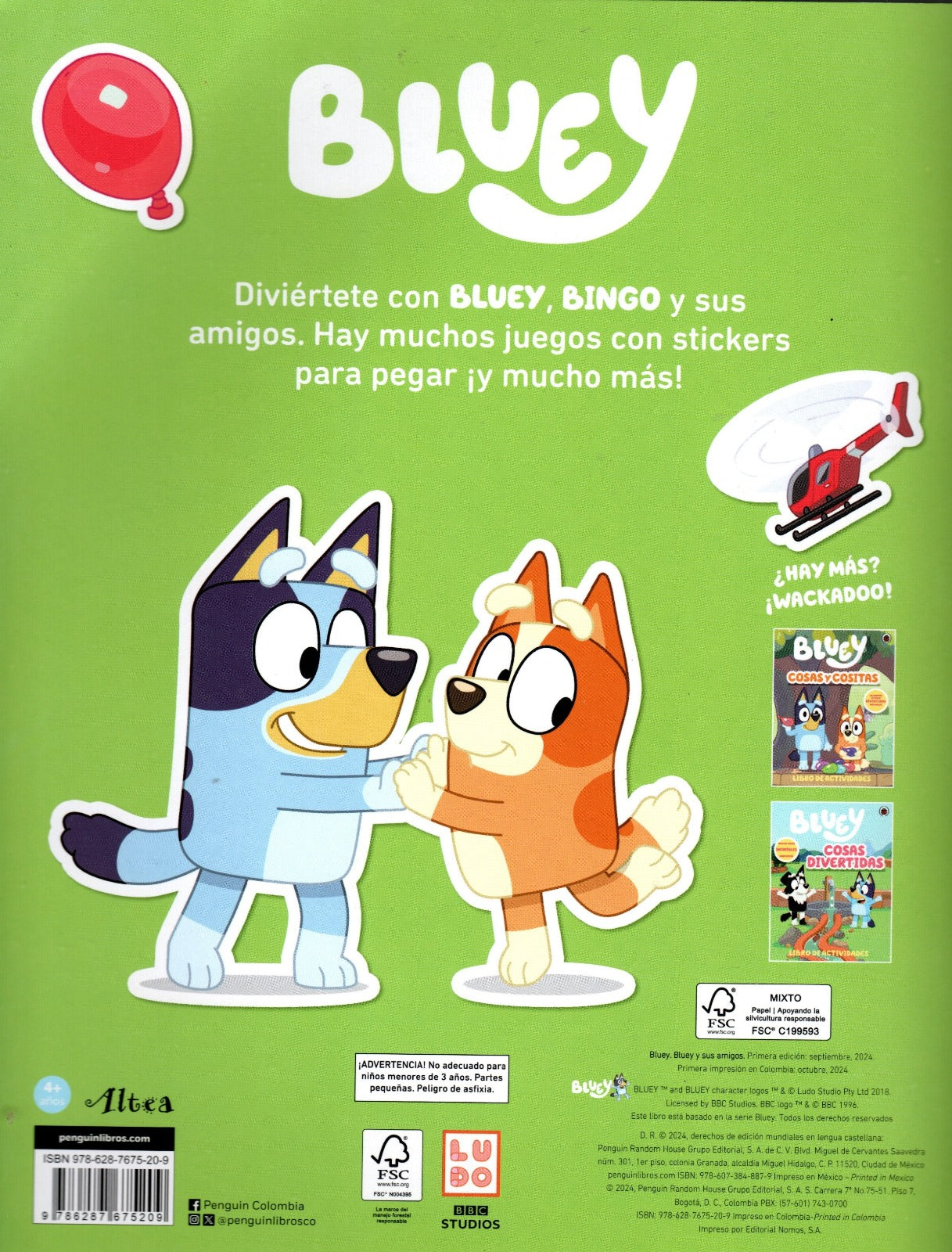 Libro-Bluey y sus amigos