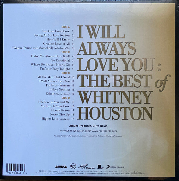 LP Whitney Houston – I Will Always Love You: The Best Of Whitney Houston